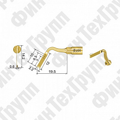 US6 - насадка к аппарату Ultrasurgery, для удаления бугорков, неровностей и для удаления обломков кортикальной пластины